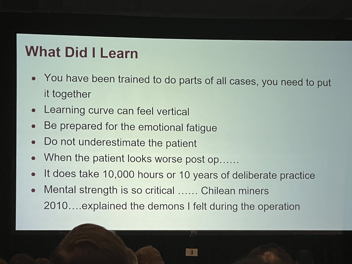 Amazing pearls of wisdom and stories of trauma by Dr. Amy Goldberg at #EAST2024