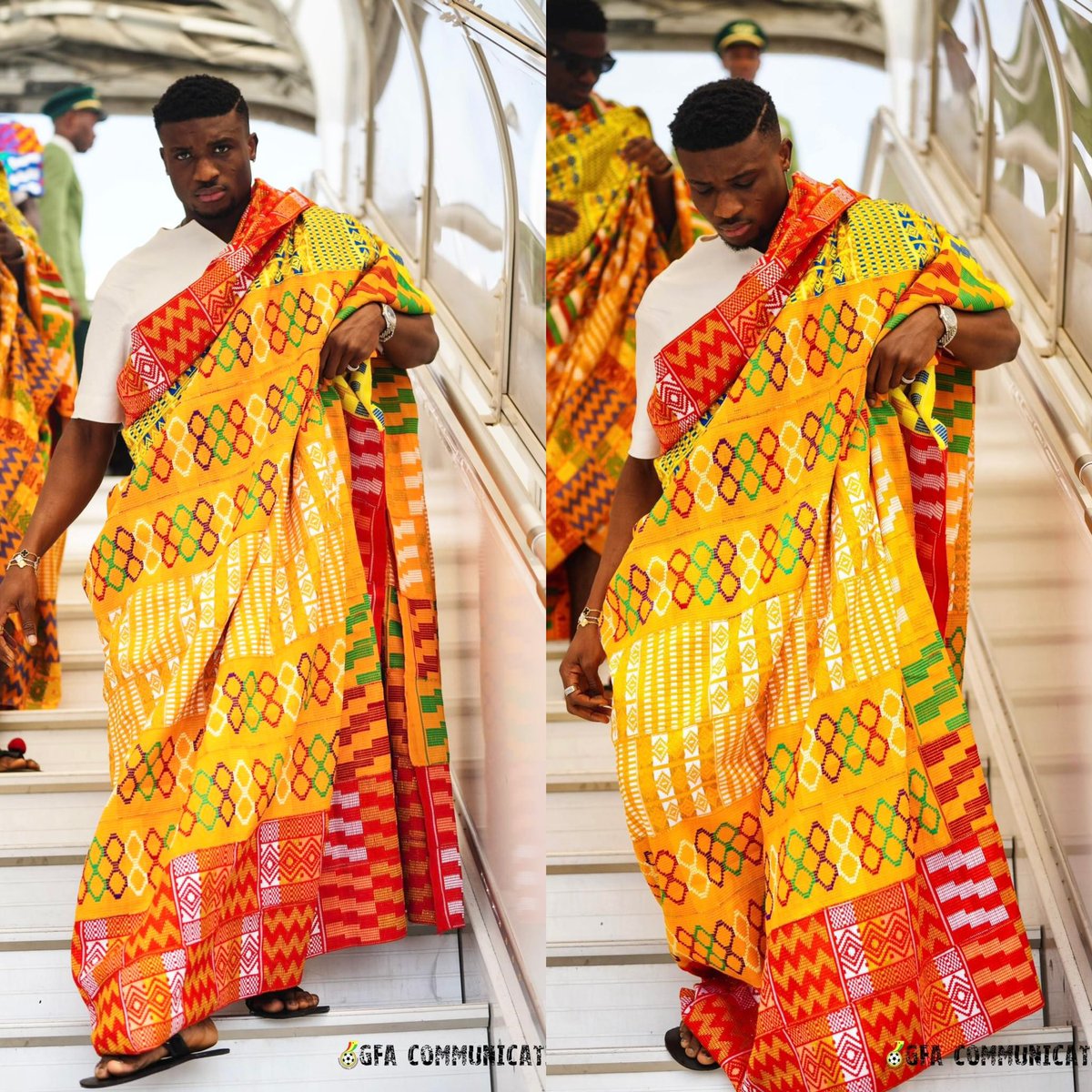 WestHam_Central's tweet photo. Our ⭐️ boy Mo Kudus lands in 🇬🇭 https://t.co/mPqYU3Er8g