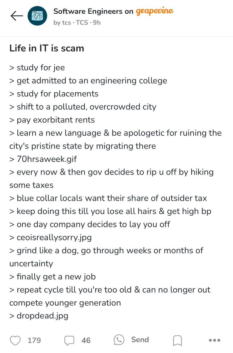 OnTheGrapevine's tweet image. What. A. Post.