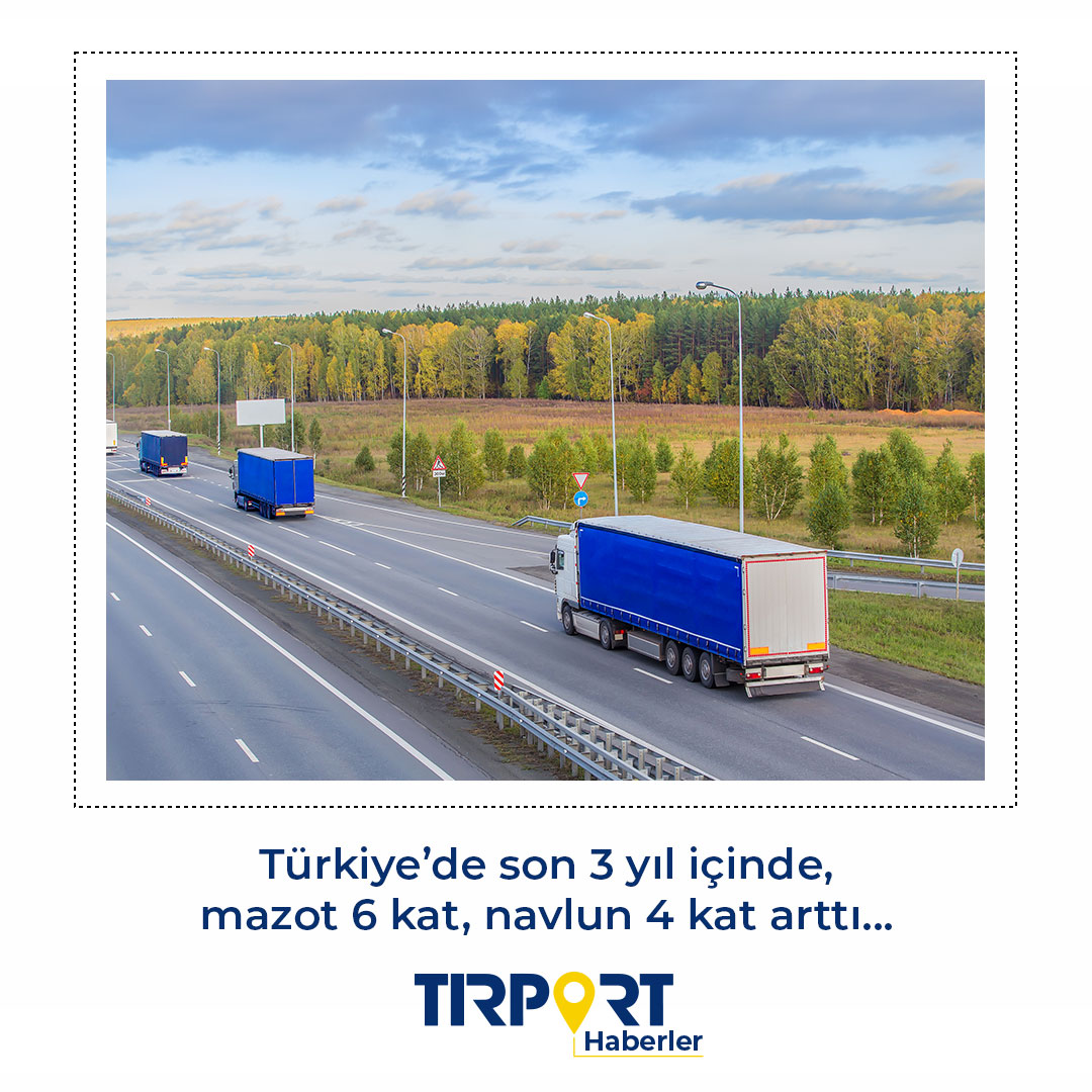 TIRPORTCOM's tweet photo. Türkiye’de son 3 yıl içinde, mazot 6 kat, navlun 4 kat arttı
Habere aşağıdaki linkten erişebilirsiniz.
https://t.co/hEFKf3b3PY
#Transportation #Logistics #Visibility #Mobility #AugmentedIntelligence #DigitalForwarder #Trucker #RouteOptimization #Load #DigitalFreightNetwork https://t.co/e9Ur70O0L9