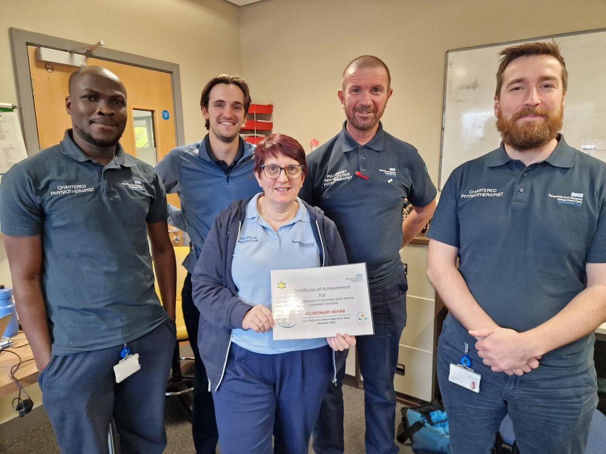 The Patient Experience Team (@tgicftptexp) on Twitter photo Congratulations to Pulmonary Rehab Team for achieving the most improved FFT response rates within the Community Division. Well done & keep up the good work. 🏆
<a href="/SusieR1/">Sue💙</a> <a href="/tracycamps/">Tracy Campbell</a> <a href="/GraceWall/">Grace Wall💙</a> <a href="/NicolaFirth6/">Nicola Firth</a>
@pat_exp_plus <a href="/GemmaHallTGH/">Gem</a> <a href="/LegendMase/">Jack Mason 💙</a> <a href="/emmaloufrain/">Emma Frain 💙 RN DN QN</a> Congratulations to Pulmonary Rehab Team for achieving the most improved FFT response rates within the Community Division. Well done & keep up the good work. 🏆
<a href="/SusieR1/">Sue💙</a> <a href="/tracycamps/">Tracy Campbell</a> <a href="/GraceWall/">Grace Wall💙</a> <a href="/NicolaFirth6/">Nicola Firth</a>
@pat_exp_plus <a href="/GemmaHallTGH/">Gem</a> <a href="/LegendMase/">Jack Mason 💙</a> <a href="/emmaloufrain/">Emma Frain 💙 RN DN QN</a>