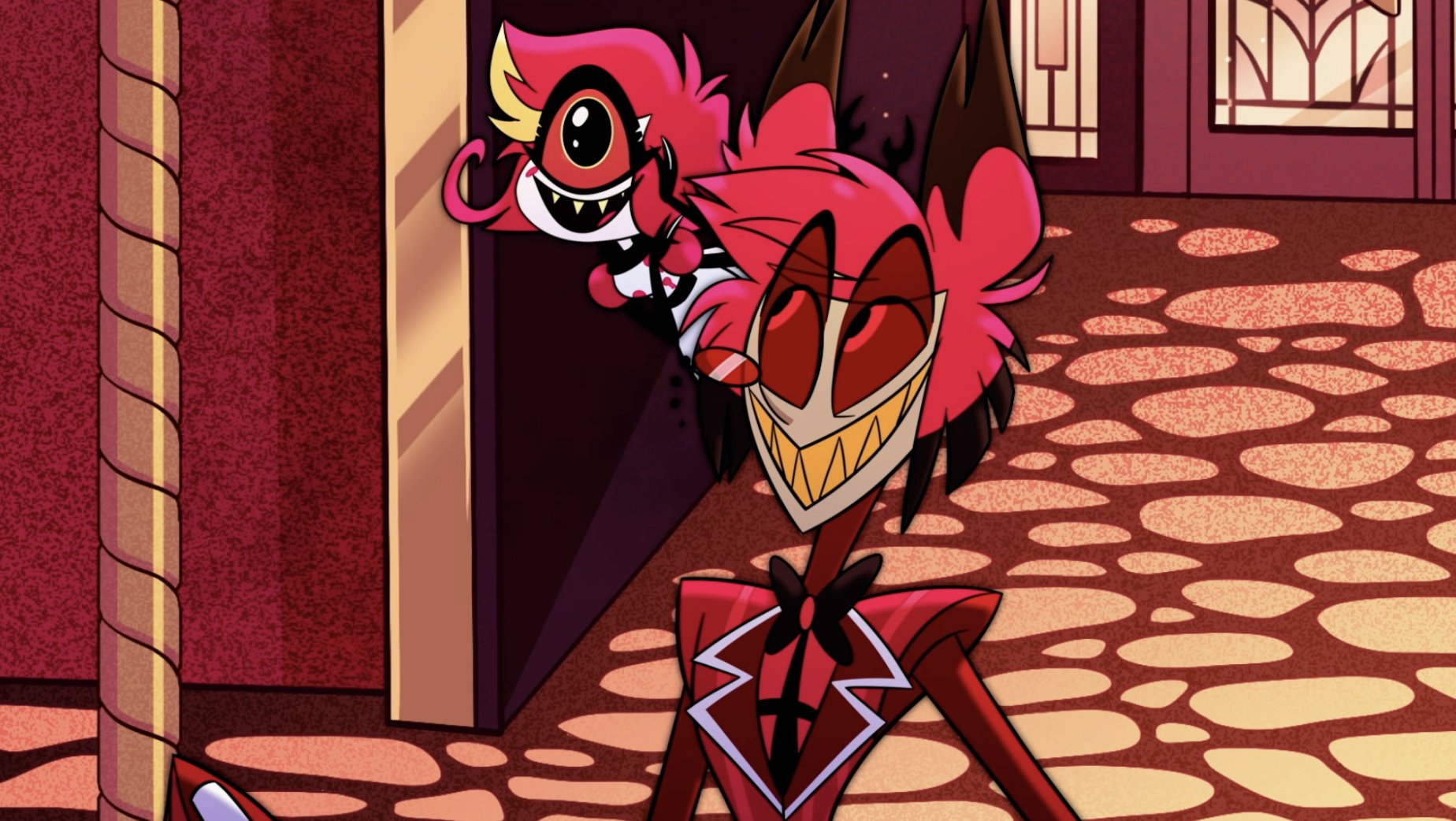 Hazbin Hotel on X: Join management and guests in the lobby for a holiday  gathering by the hell-fireplace!!    / X