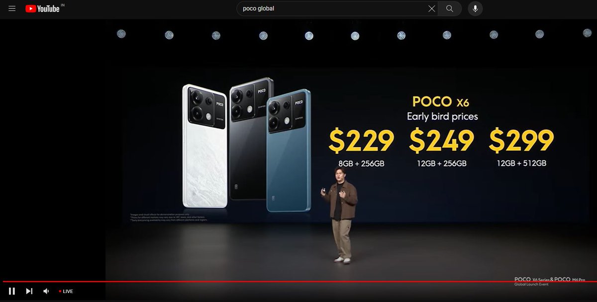 rajathraikar1's tweet image. OMG !!!!! This is one beast of a phone ! Crazy Phone at Super Crazy Prices. This is going to break records for Sure. Was worth the wait!!!!
@POCOGlobal
#UltimatePredator #POCOX6 #POCOX6Pro #POCOX6Series