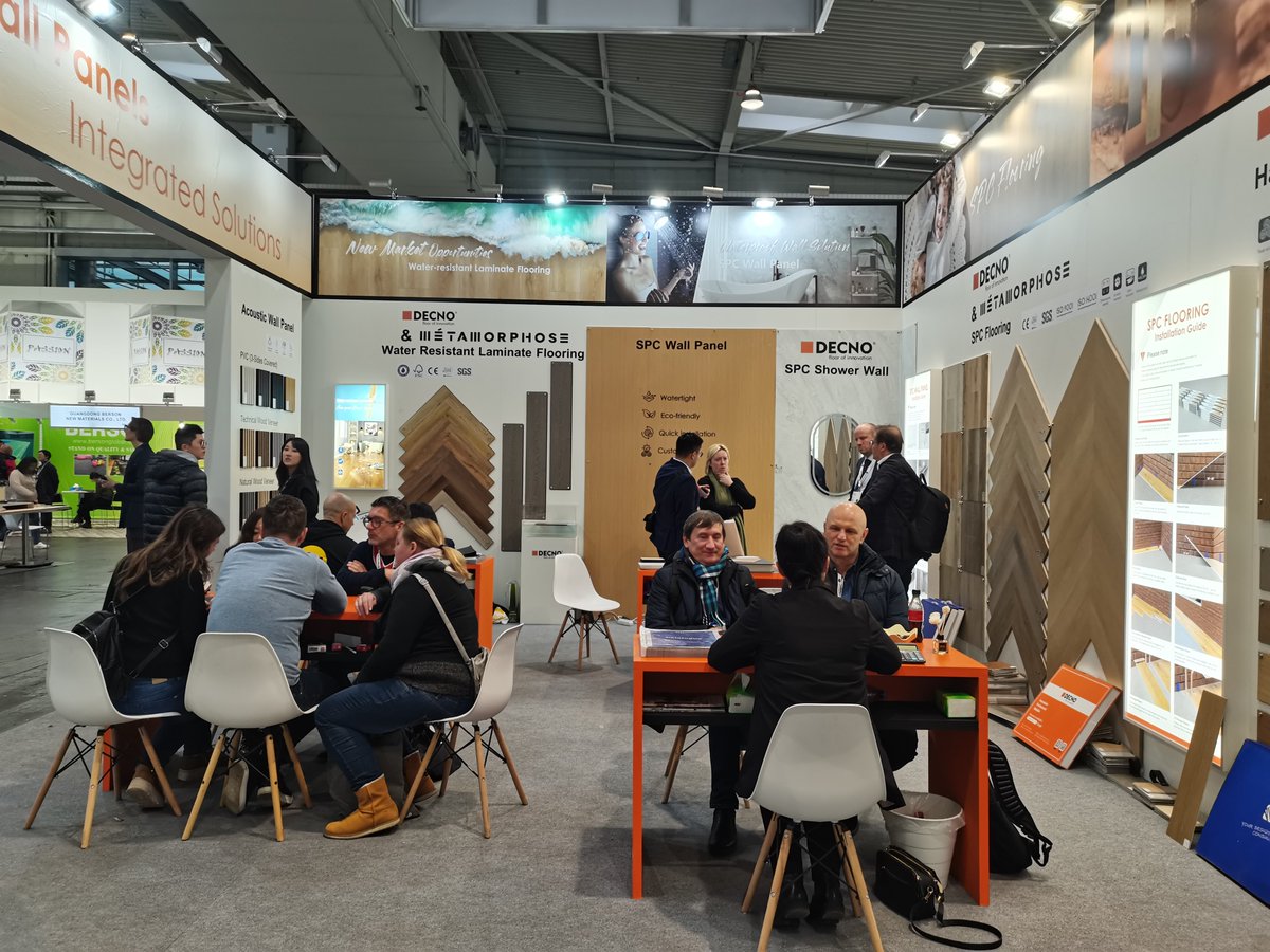 libridge9's tweet photo. #DOMOTEX #Hannover Day 1️⃣ Booth: Hall 21 D07
#DECNO sophisticated booth. Looking forward to your arrival🤝
#domotex2024 #hannover #flooring #wallpanel #dtx https://t.co/ZV03kuzn8I