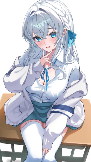 「この角度で、はいピース?」