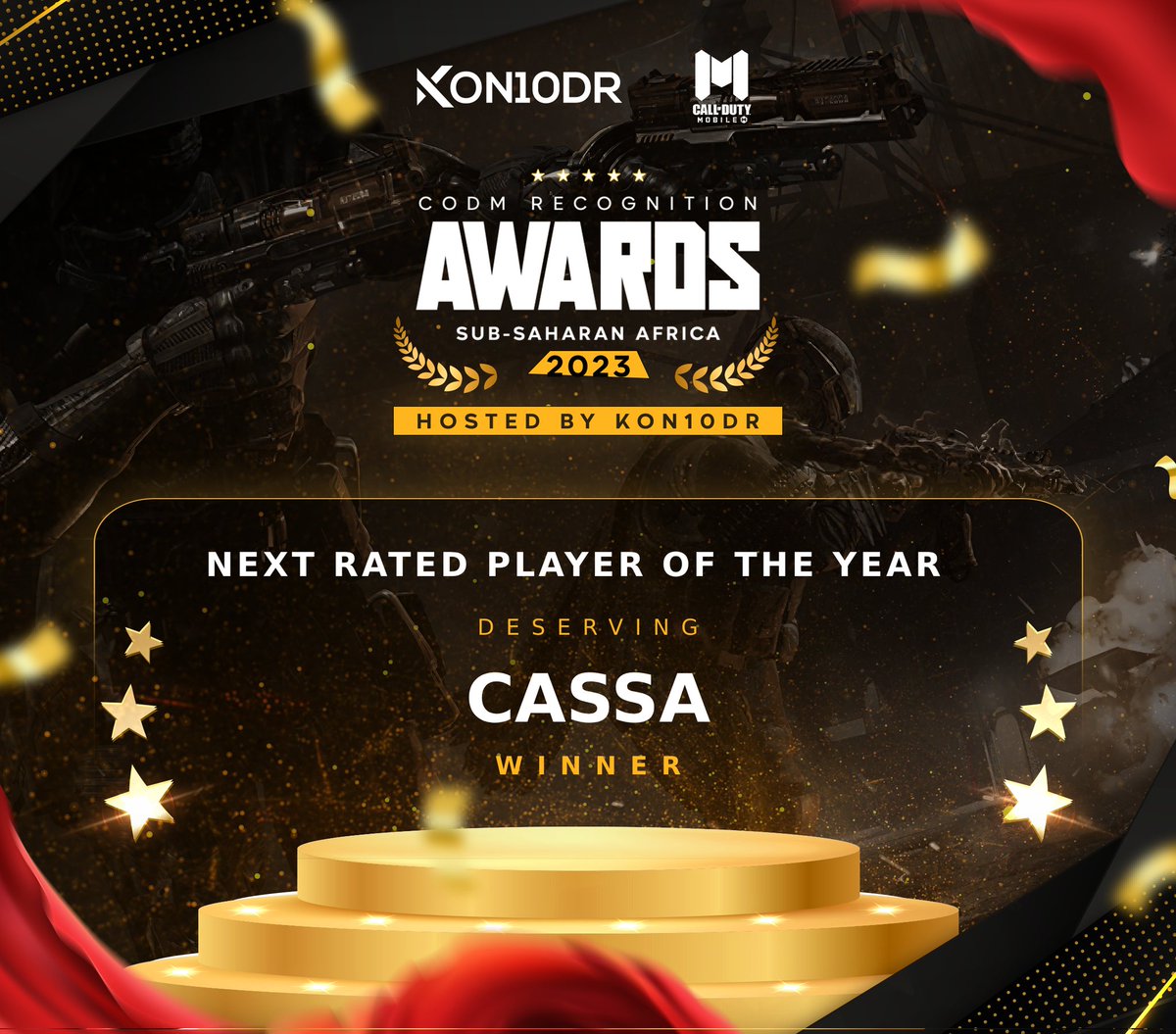 acegamers_espGG's tweet photo. Congratulations 🎊 to @Princecaleb_1 &amp; Grace for winning such awards... Bravo! 🤩 We looking forward to grabbing more this year. 🎊🎊🚀🔥🔥
#esports #esportsnews #codmobile #CalloffDuty #game #mp #play
@vgaesportshow @kon10dr @redscorpiongh @ESportsANews @CalinoCalebson https://t.co/VgXIDmyQf6