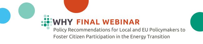 whyh2020project's tweet photo. Calling on Municipalitiy and EU policy makers! Join our Final WHY Webinar to hear our Policy Recommendations to Foster Citizen Participation in the Energy Transition!
When: 19th January 2024, 12:00-14:00 CET | Where: Online: https://t.co/CXkxMR3wSS 
#energyefficiency #whyh2020 https://t.co/2Jc9xOWySV