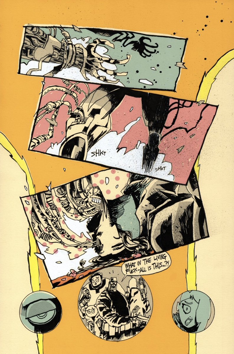 JimMahfood's tweet photo. GRRL SCOUTS destruction! The Stone Ghost and Magic Socks TPBs come signed and remarked and are available at https://t.co/toss2tjciG or hit the olβ linktree in my profile. GRRL SCOUTS Live Action TV Pilot is on YouTube.
Feel it!
β‘οΈβ‘οΈβ‘οΈ
#grrlscouts #indy #jimmahfood https://t.co/1Yj4nq0rtj