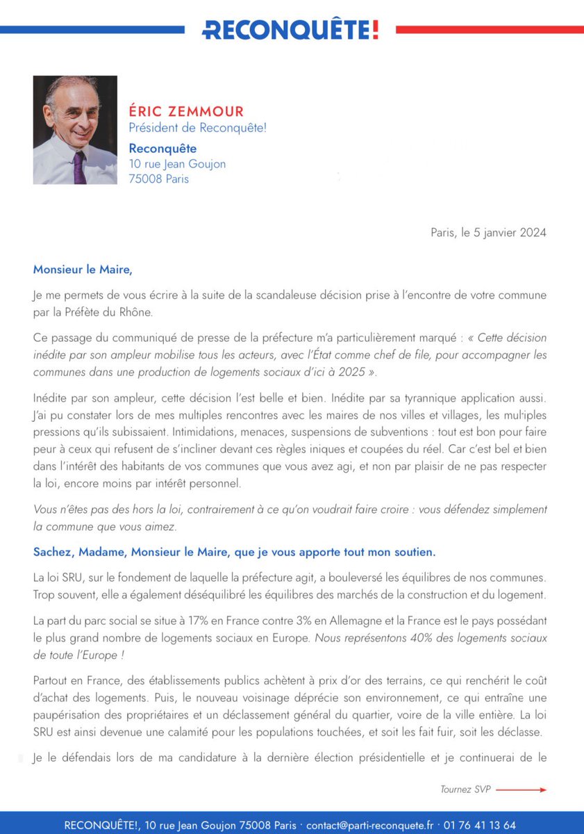 Eric Zemmour tweet media