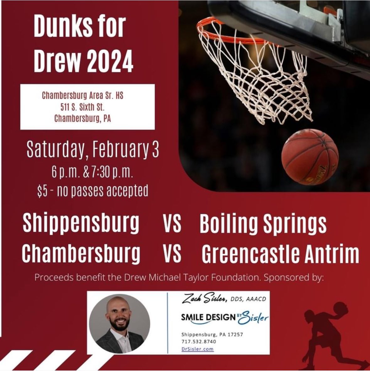 DMTF1's tweet photo. Hope to see you at Dunks for Drew 2024! https://t.co/1rPIQ8qbLt