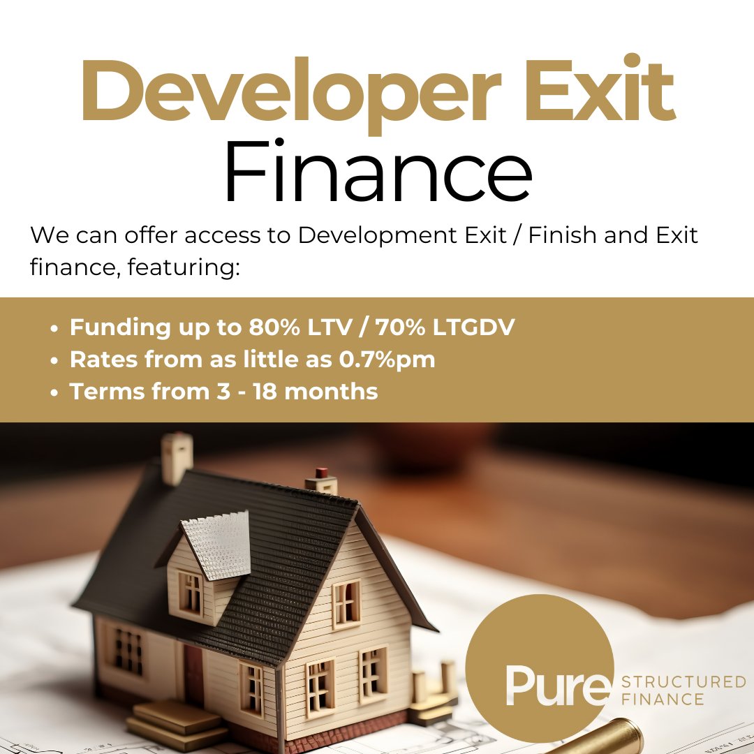 Pure Structured Finance (@purestructured) on Twitter photo Find out more by visiting: purestructuredfinance.co.uk/bridging-finan…
Get in touch by emailing: info@purestructuredfinance.co.uk
Or Call: 02080 579 178
#developmentexit #devexit #propertyfinance #finishandexit #developmentfinance #propertydevelopment Find out more by visiting: purestructuredfinance.co.uk/bridging-finan…
Get in touch by emailing: info@purestructuredfinance.co.uk
Or Call: 02080 579 178
#developmentexit #devexit #propertyfinance #finishandexit #developmentfinance #propertydevelopment