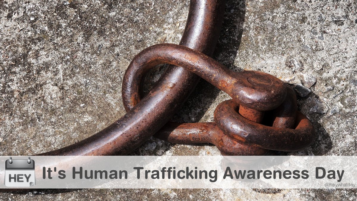 It's National Human Trafficking Awareness Day! 
#WearBlueDay #NationalHumanTraffickingAwarenessDay #HumanTraffickingAwarenessDay