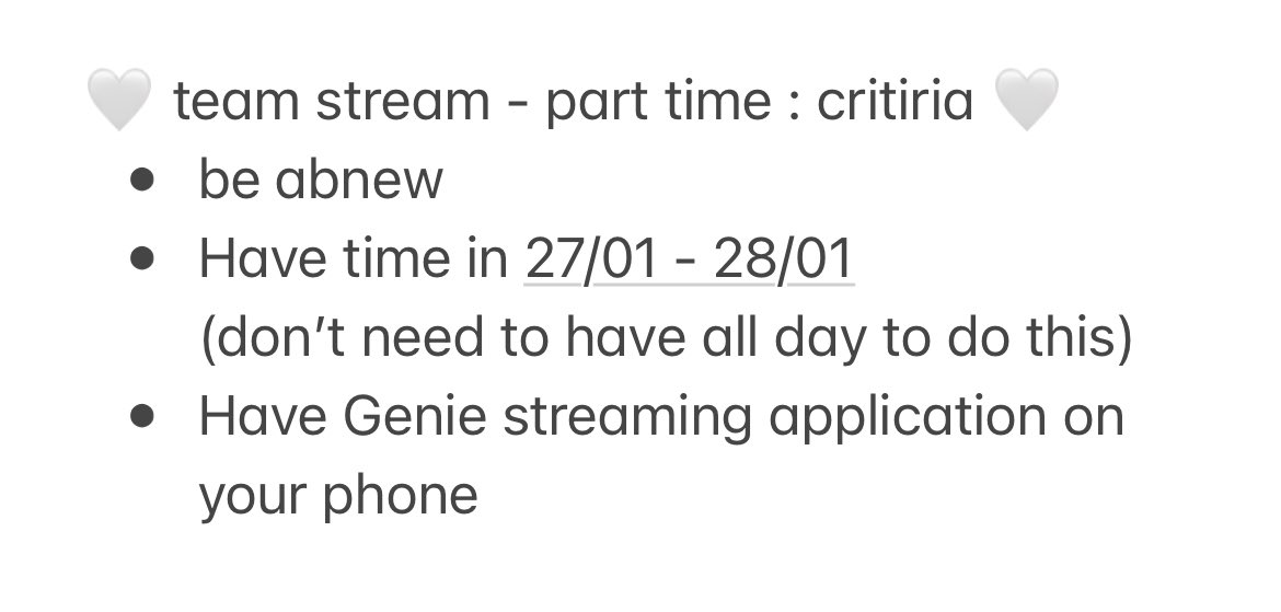 StreamAB6IXTH's tweet photo. we will open Google form for abnew who interested to join our stream team on 14/01/2024 all abnew around the world can join this party! let’s do our best for AB6IX 🤍
Criteria as follow : https://t.co/79lXgpbe5H