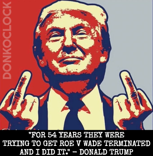 donkoclock's tweet image. Happy Friday Eve #BlueCrew!  Drop a 💙 so our 81K friends can follow you!

Donald Trump &amp;amp; The GOP double down on Roe V. Wade. #GOPDebate

We must unite &amp;amp; vote them all out this Roevember #StrongerTogether

Repost ♻️ &amp;amp; Leave a GIF or Meme 👀 for even more visibility #DonksFriends