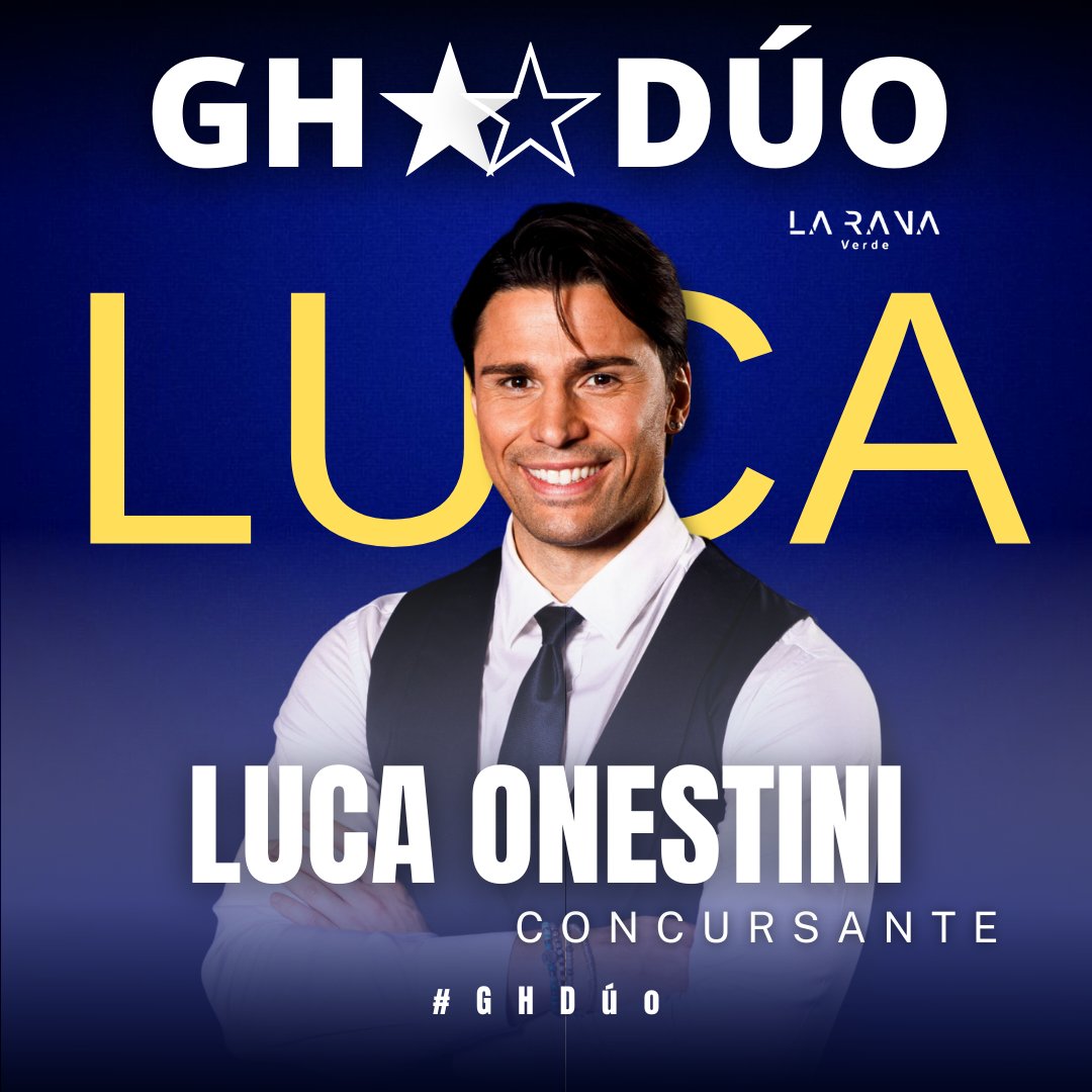 LaRana_Oficial_'s tweet photo. Rt si te gusta el fichaje de Luca Onestini
#GHDúo #GHDúoGala1 https://t.co/CKCNYfEdHv