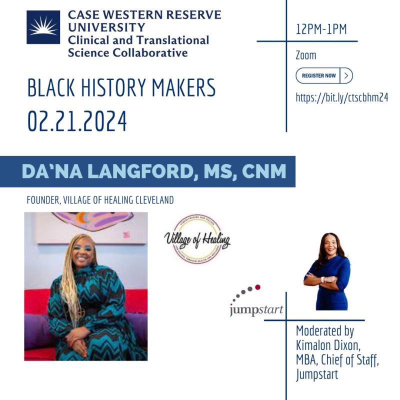 CTSC_NorthernOH's tweet photo. From COVID-19 vaccine research to founding a national org. to advance health outcomes for African Americans or the first clinic that is both led by and serves African American women—our 2024 CTSC Black History Makers lineup is exceptional. 💻 https://t.co/cLK2IuUxVm @CCOS_CTSA https://t.co/SgFaBppXzx
