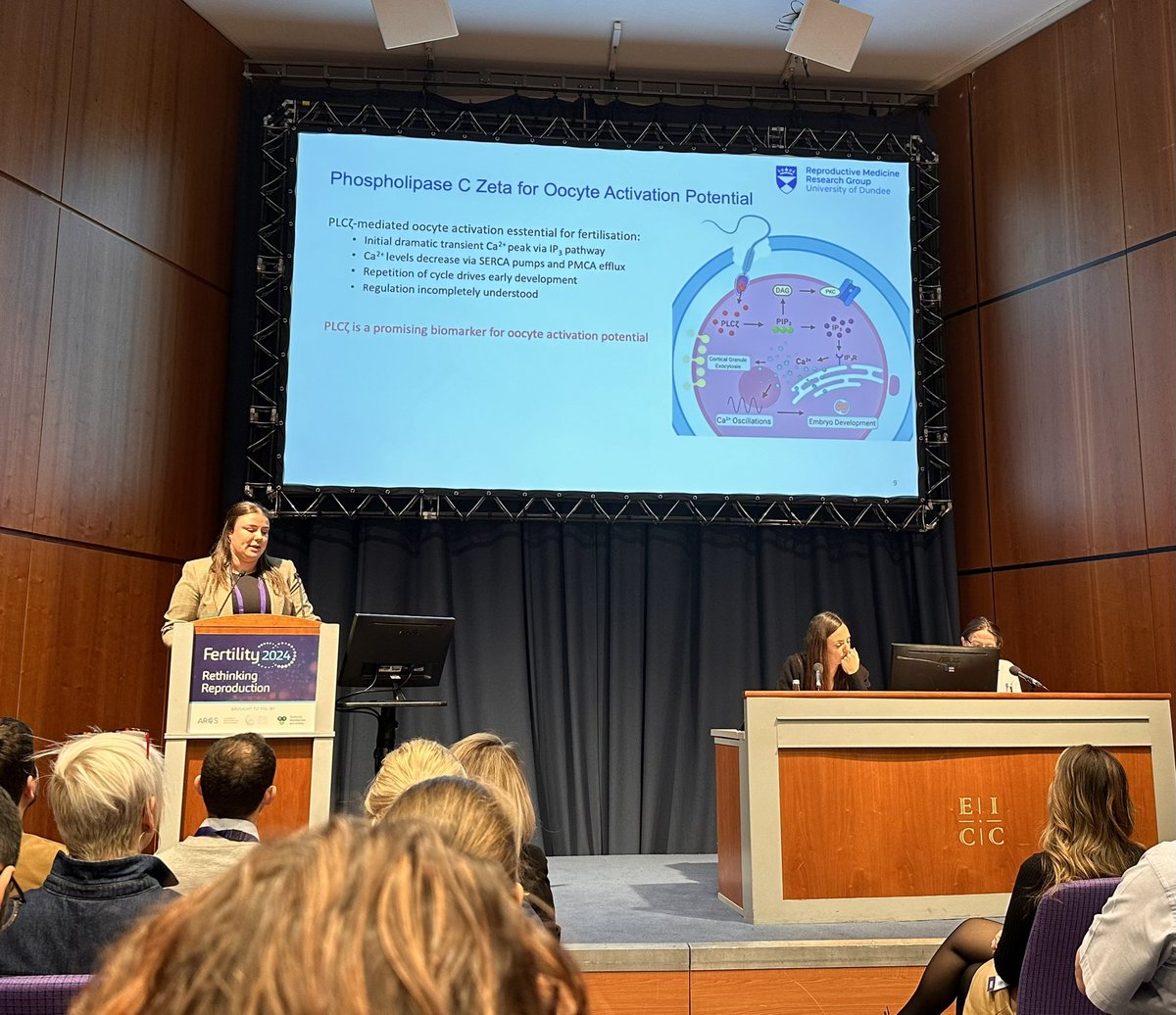 Excellent short paper presentation <a href="/CaraLouiseN/">Dr Cara L Nicholson</a> @Fertility2024 PLCzeta analysis holds diagnostic promise but pragmatic approach to failed fertilisation using ICSI-AOA should not require 2 cycles? <a href="/BritFertSoc/">BritFertSoc</a> <a href="/ARCScientists/">Association of Reproductive & Clinical Scientists</a> #andrology <a href="/MScHCEAC/">MScHuman Clinical Embryology & Assisted Conception</a> <a href="/clrbarratt/">Christopher Barratt FRSE</a> <a href="/UoDMedicine/">UoD Medicine</a>