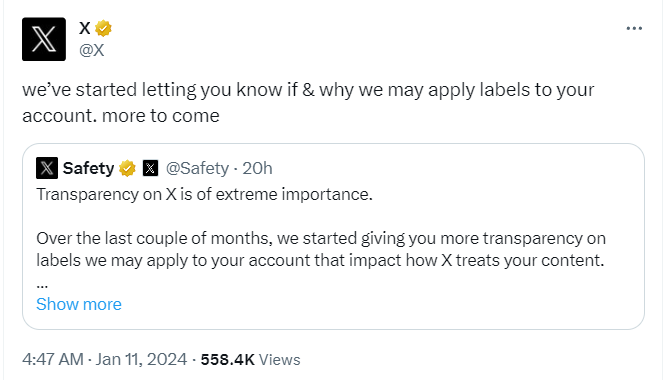🚀 Big shoutout to <a href="/X/">X</a> for their new transparency updates! 🌐 TransparencyMatters

Like <a href="/X/">X</a>, we at MiraclePlay also believe in absolute transparency, especially in our tournaments. 🎮
 It's what you, our community, deserve and expect from us.

We're inspired to see such major
