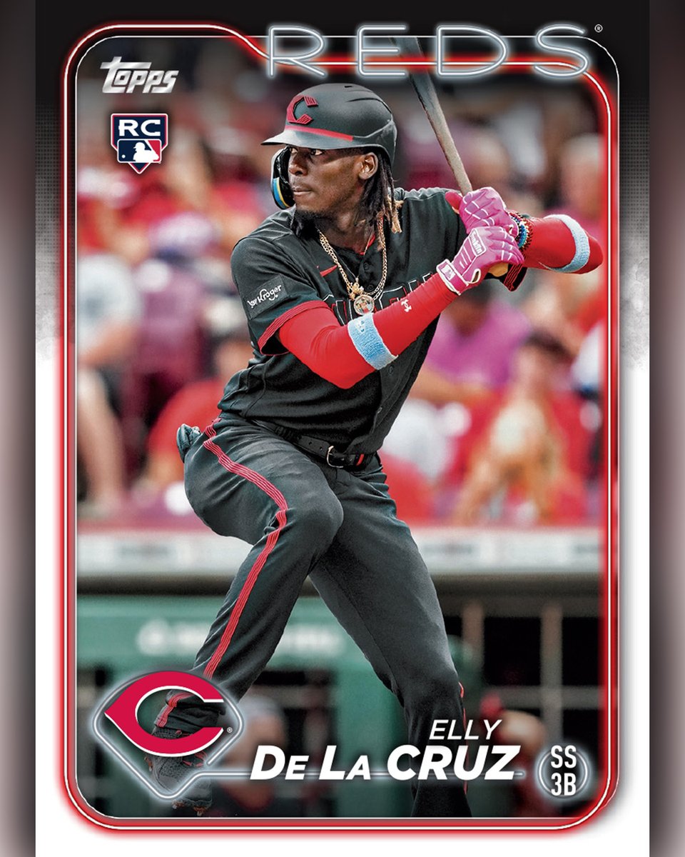 Here's the first look at the new <a href="/Topps/">Topps</a> Series One card design with Elly De La Cruz 👀🔥