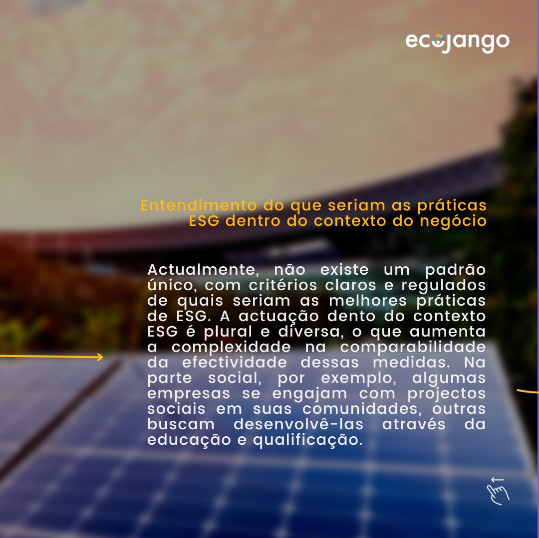 EcoJango's tweet photo. A EcoJango é uma empresa de consultoria em sustentabilidade, especializada em fornecer às organizações, as ferramentas e os conhecimentos especializados de que necessitam para gerir activamente os seus impactos sociais e ambientais.

Entre em contacto e receba ajuda especializada https://t.co/zFyhrNDTiw