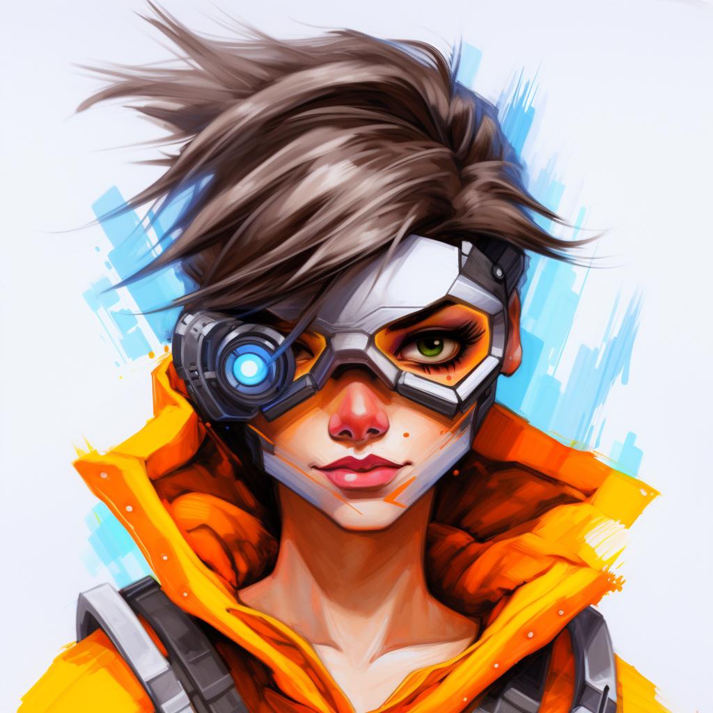 BlacktagonGroup's tweet photo. "Get ready to blink through time and space with Tracer! ⚡️🌈 Discover the energetic world of Overwatch in this clean and vibrant sketch. #GottaGoFast"#Blacktagon #CreativityAtItsBest #InnovationUnleashed https://t.co/cyY0jn4Aoc