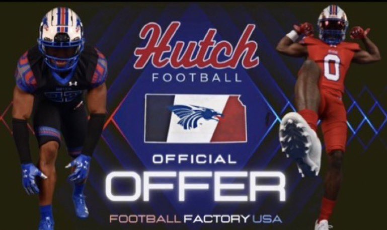After a great call with <a href="/CoachK_HutchFB/">Tony Koehling</a> I’m excited to receive an official offer from <a href="/BlueDragonsFB/">Hutchinson Blue Dragon Football</a>!