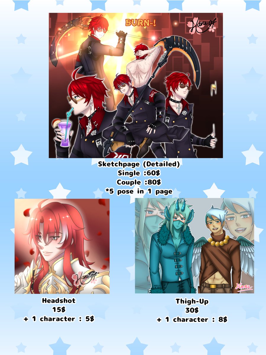 HaruH07's tweet photo. COMMISSION INFO
#commissionsopen #commissionopen #Commission #commissions #commissionart #CommissionSheet https://t.co/tMorPnhw3R