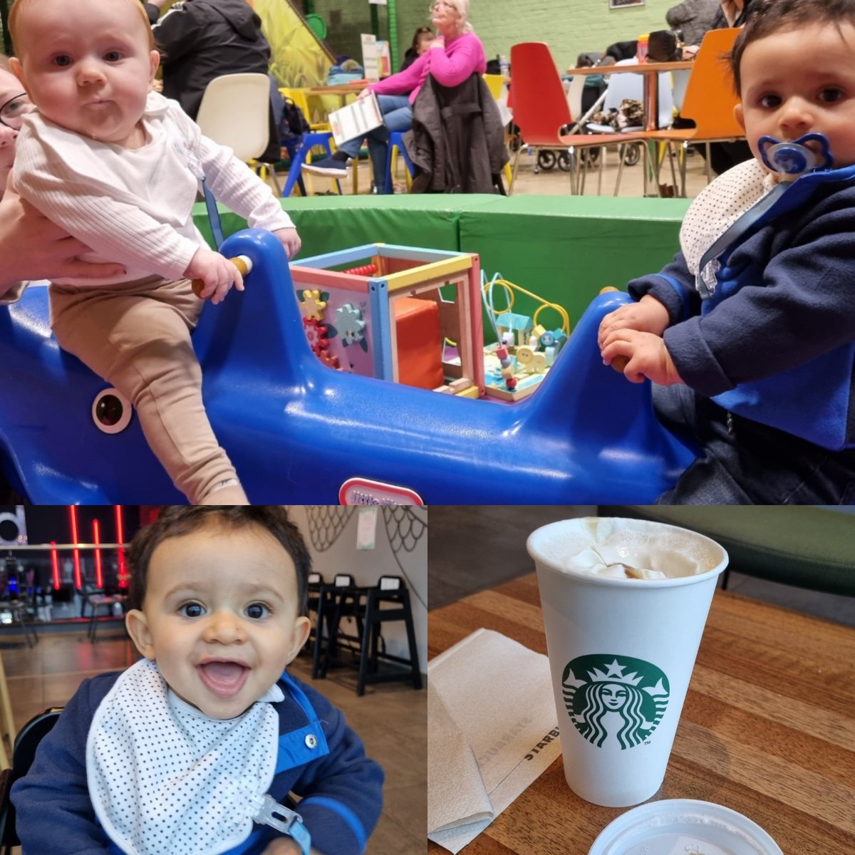1st day as a solo mam . . . Emma's back to work and I'm on annual leave 💙