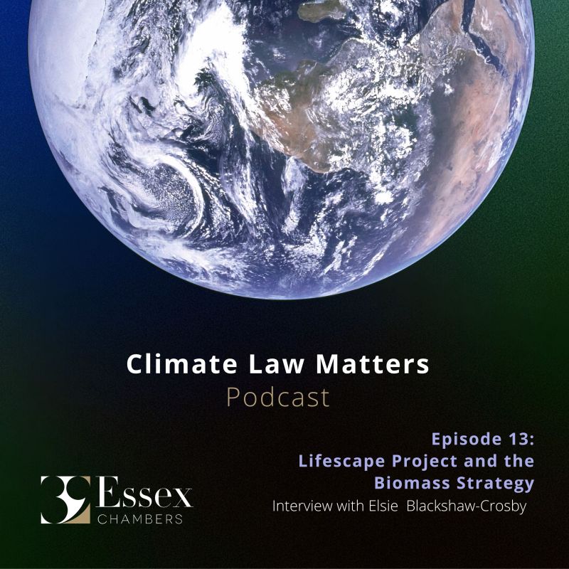 Hear our Managing Lawyer Elsie Blackshaw-Crosby on the latest episode of #ClimateLaw Matters podcast! Elsie discusses her career journey, how we use the law to fight for nature, and why we've taken the UK government to court over its biomass strategy. 39essex.com/information-hu…