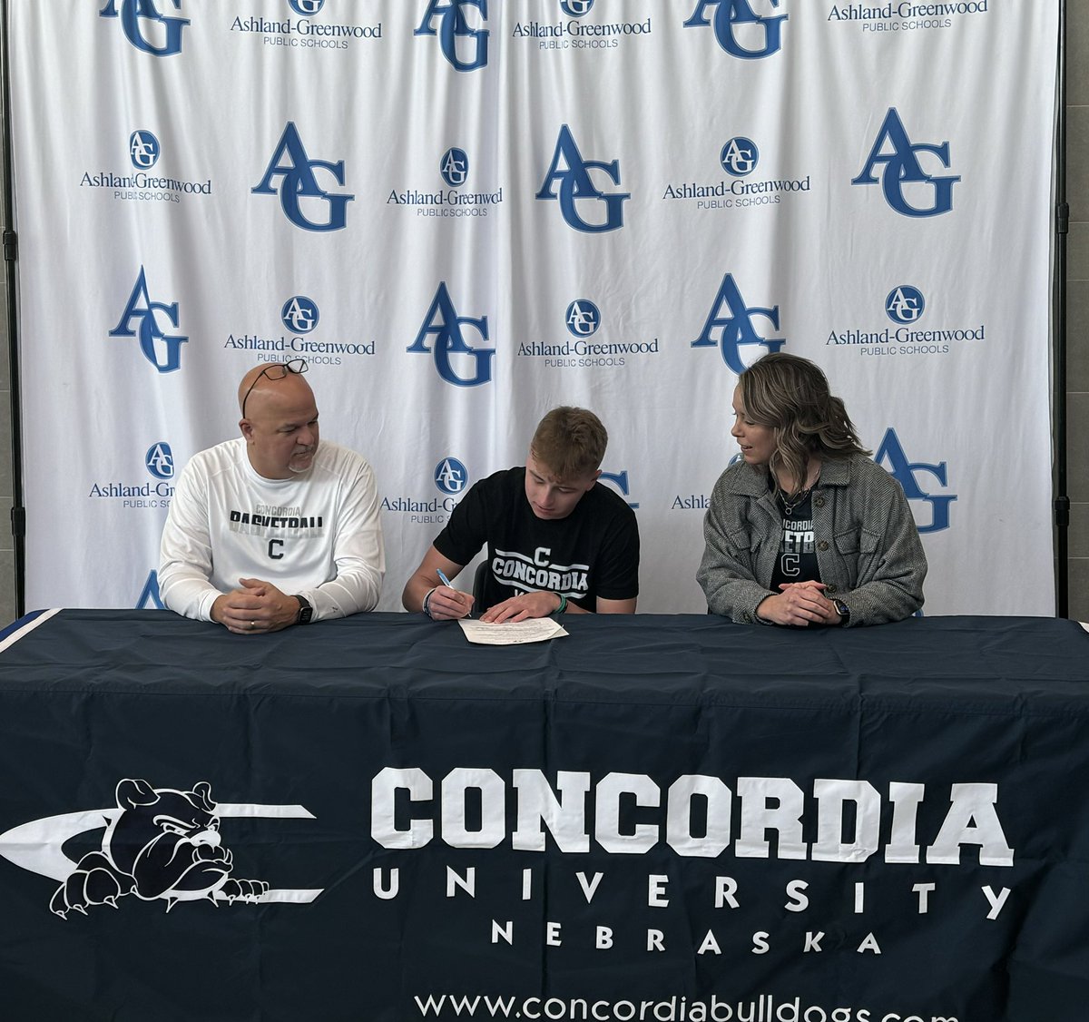 Today we celebrate with Dane Jacobsen as he signs his letter of intent to continue his Basketball career at Concordia University. He will represent the Bluejay community well!  Go Jays!