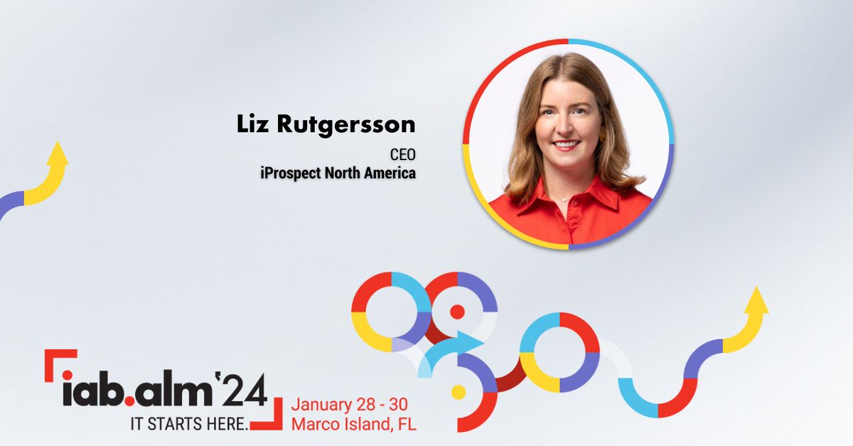Join iProspect North Americas CEO, Liz Rutgersson and fellow industry leaders at #IABALM in Marco Island, FL for an insightful panel on navigating Data Clean Rooms and more on January 28-30. 
Register here 🌴 : bit.ly/iabalm24