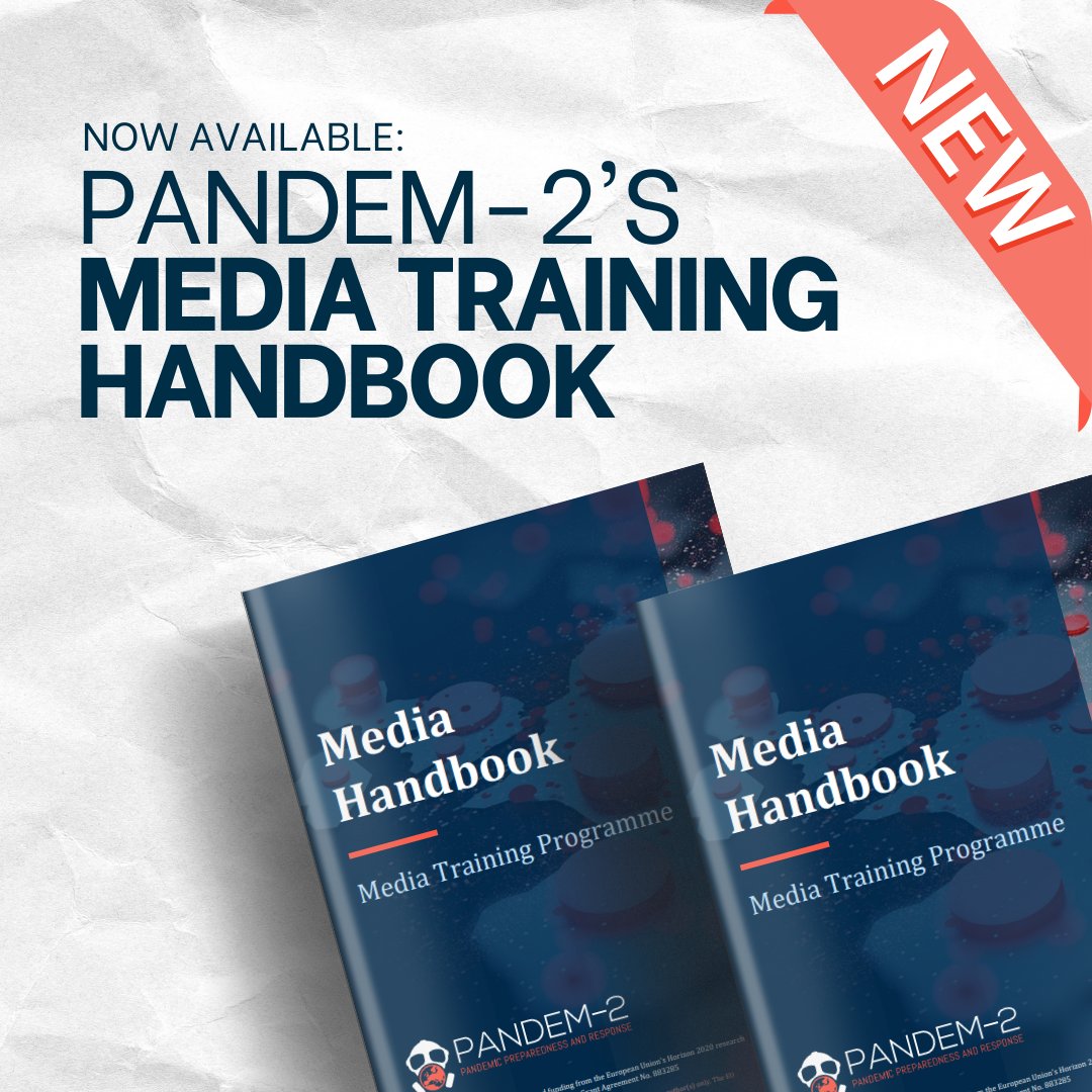PANDEM-2's Media Training Handbook is now live! 🚨

This handbook offers guidelines for pandemic managers, public health officials, and government officials to achieve effective communication in media interviews during pandemics.

Access it here: lnkd.in/e7b9cgjX #Pandemic