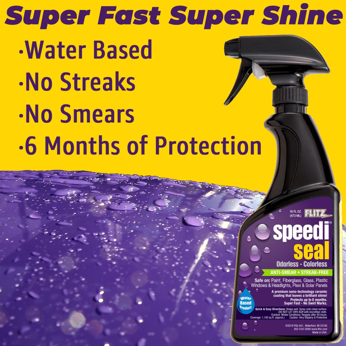 ORDER HERE:
flitz.com/speedi-seal-qu…

#FLITZSpeediSeal #QuickDetailer #SurfaceProtection #ShineWithFLITZ #FLITZInnovation #AutoDetailing #CarCare #ProtectiveCoating #QuickShine #FLITZBrilliance