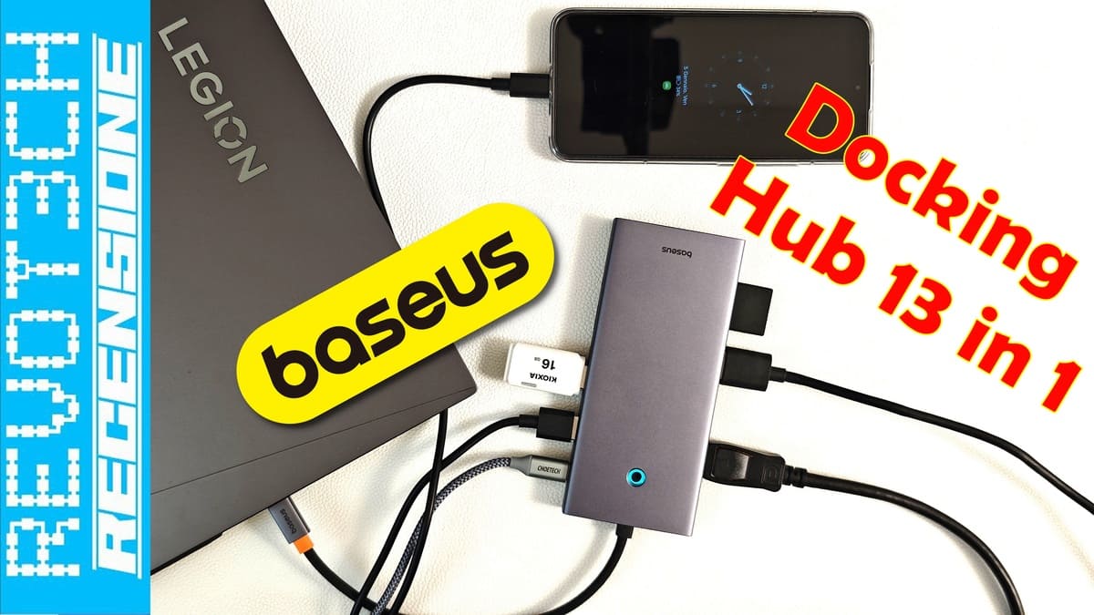 CeotechI's tweet photo. Baseus PortalJoy 13 in 1 USB-C Hub Review: Potenza e Velocità
#Accessori #Baseus #BaseusPortalJoy13in1USBCHub #GadgetTech #HDMI20 #PD100W #Review #Tech #Tecnologia #Thunderbolt #USB4 #USBCDIsplayPort #VGA #VideoRecensione
https://t.co/Z9jfyUV2HQ https://t.co/6MiHnQG1jW