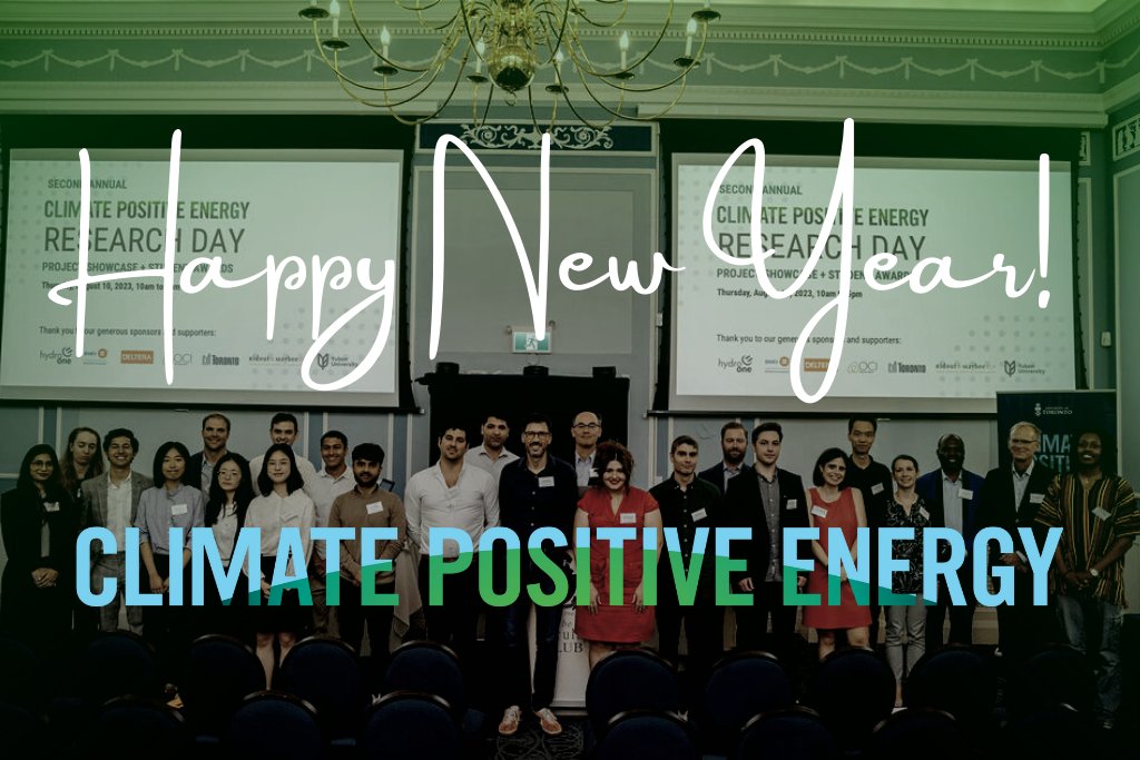 Happy New Year from Climate Positive Energy 🌱 With classes resuming this week, our #researchers are continuing to advance projects that are transforming our #energy systems. Follow along to be the first to know about CPE events, updates, and opportunities for the year ahead.