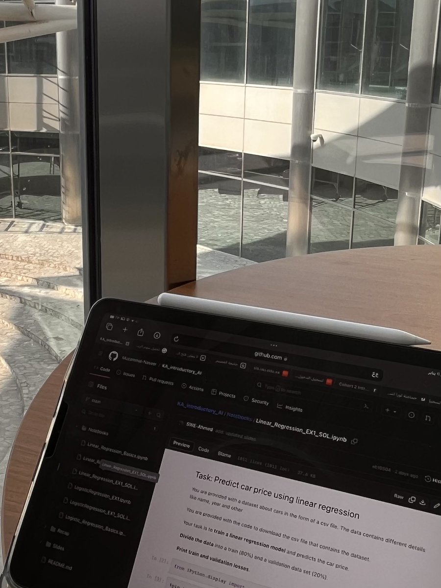 AlaMohammed21's tweet photo. @KAUST_Academy 3rd day at @KAUST_Academy | #AI_week #SDAIA https://t.co/K5JkwIBhw4