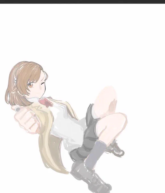 何日も時間かければ線画綺麗になるけどこんなことやる元気と体力が無い(過去絵) 