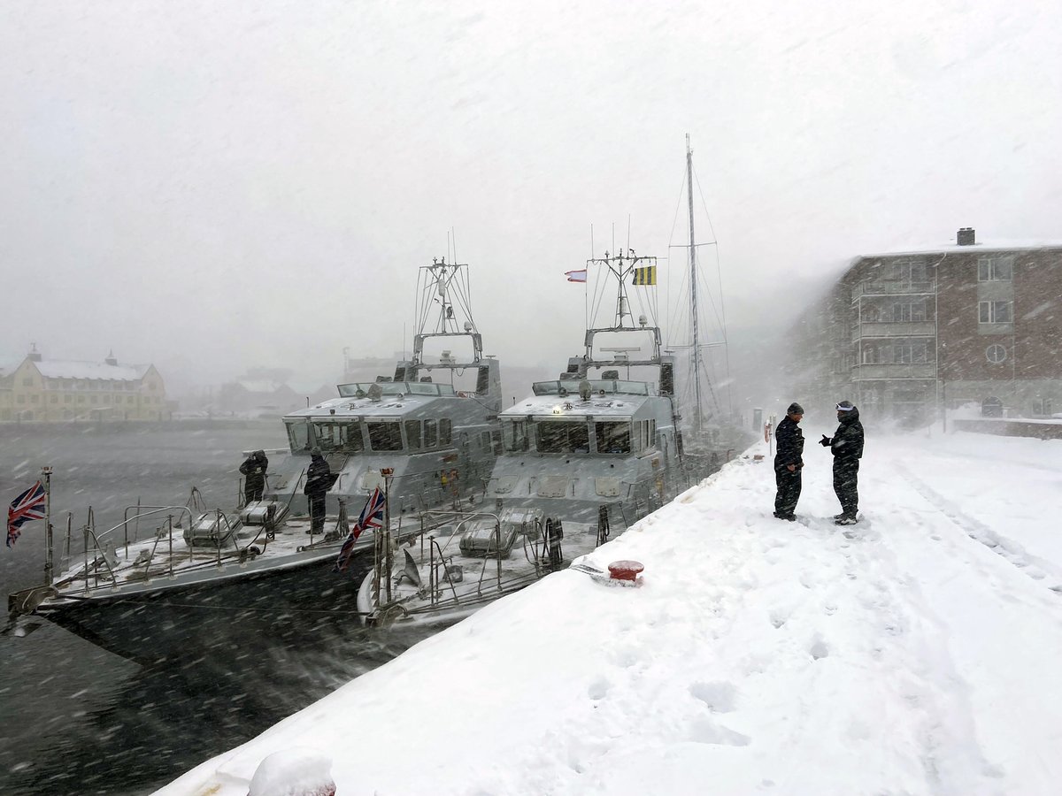 RN Coastal Forces P2000 boats heading to the Arctic. @HMS_Biter @hms_blazer @HMSExploit and @HMSTrumpeter will sail in February via Netherlands, Germany and Denmark, to northern 🇳🇴Norway for winter exercises Joint Viking and Nordic Response.