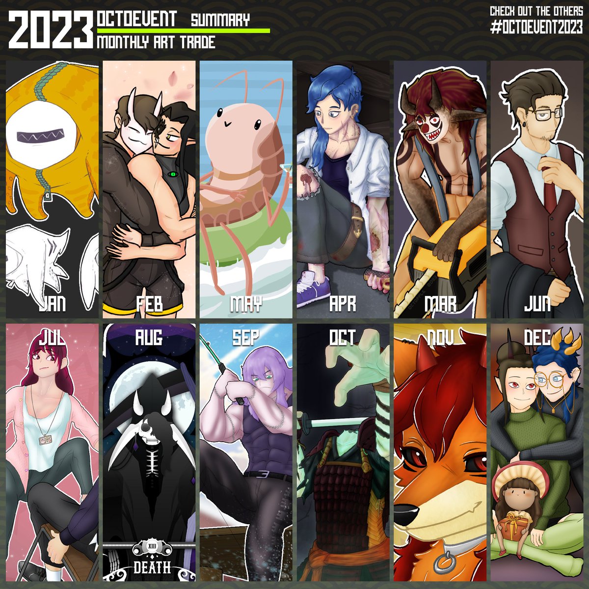 This years #OctoEVENT2023. 
#SummaryOfArt2023 #Artsummary2023