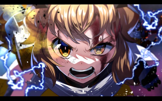 毎日お絵かき2279日目     ビッキー( ˘ω˘ )       #シンフォギア 