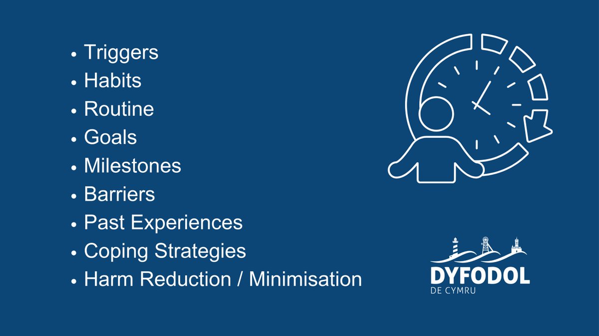 #AlcoholAwareness continues this #DryJanuary. We're commonly asked how we support people who come into our service on a #community order like an ATR. Not an exhaustive list but here are a few core areas we focus on to help bring about stability so people can begin to change.