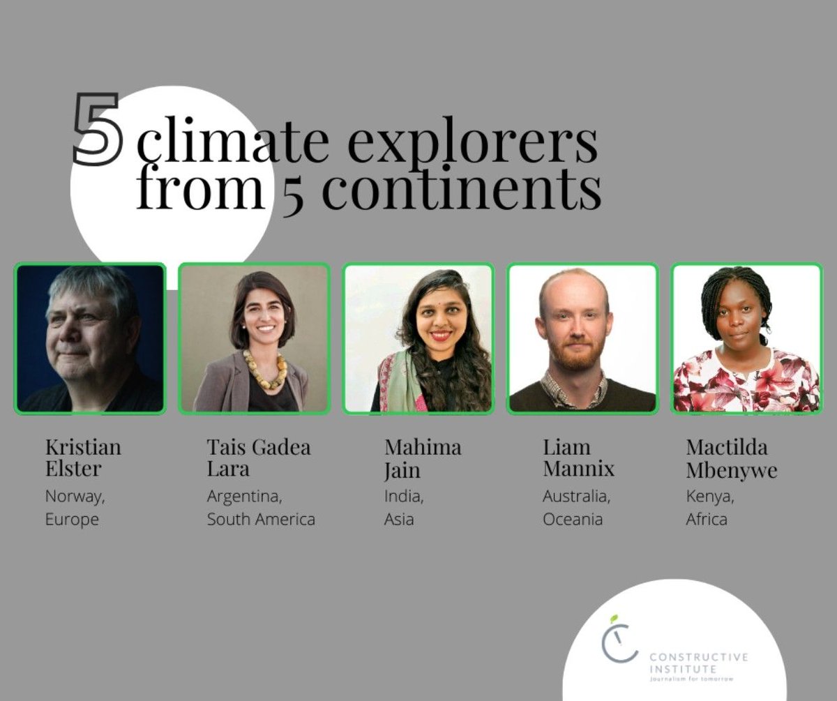 📢 I am going to be part of the pilot cohort of the Climate Explorer program at the @ConstructiveIn @AarhusUni_int in Denmark. I will spend first half of 2024 finding ways to tell great climate stories with four brilliant journalists from across the world! constructiveinstitute.org/climate-explor…