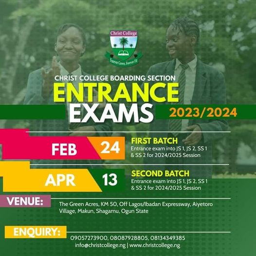 ChristCollege3's tweet photo. Are you ready to embark on a transformative academic journey that will shape your future and open doors to endless possibilities? We are thrilled to invite you to participate in our upcoming Entrance Exam, a gateway to an enriching educational experience.
#CommonEntranceExam https://t.co/a13L7y1AoA