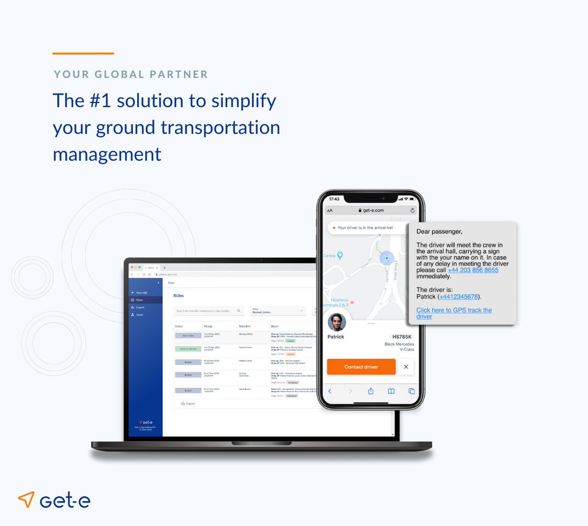 get_e_'s tweet photo. Simplify transportation management with our all-in-one solution! 🌍 💻 🚗
We look forward to becoming part of your travel success! Contact us today or register for a free account at https://t.co/BbFBih08DJ.

#businesstravel #travelindustry #groundtransportation #airlinecrew https://t.co/7sMiNchPXe