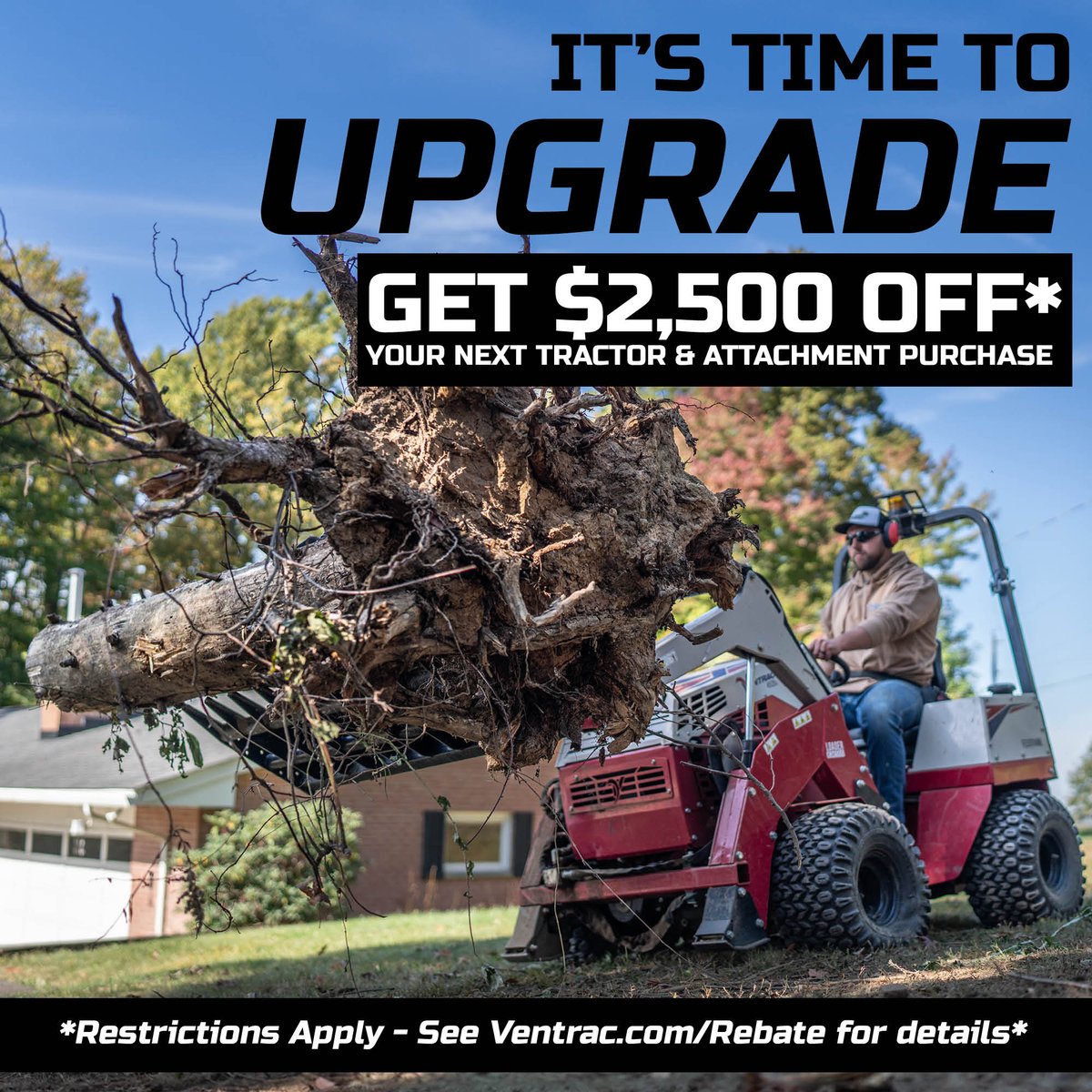 Weingartz's tweet image. Exciting News! Purchase a new @ventrac 4520 tractor along with a new attachment and enjoy a fantastic $2,500 instant rebate! It's our way of saying thank you and adding extra value to your purchase. 

bit.ly/48z8ghK

Limited-time offer! #weingartz #ventrac #VentracRebate