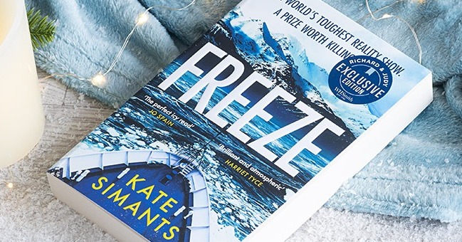 Latest book club read. Freeze by @katesboat. Reality TV turns deadly. Set in the Arctic, with a leadership challenge gone wrong, this novel is a chilling portrayal of what lurks behind the scenes... whsmith.co.uk/features/richa… #WHSRJ
