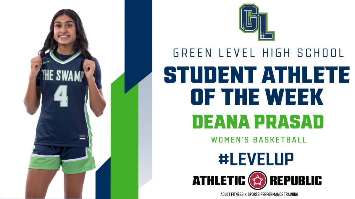Green Level Athletics Congratulates Senior Deana Prasad ~ This Week's Athletic Republic Student Athlete of The Week! Way To Go Deana! #GoGators🐊