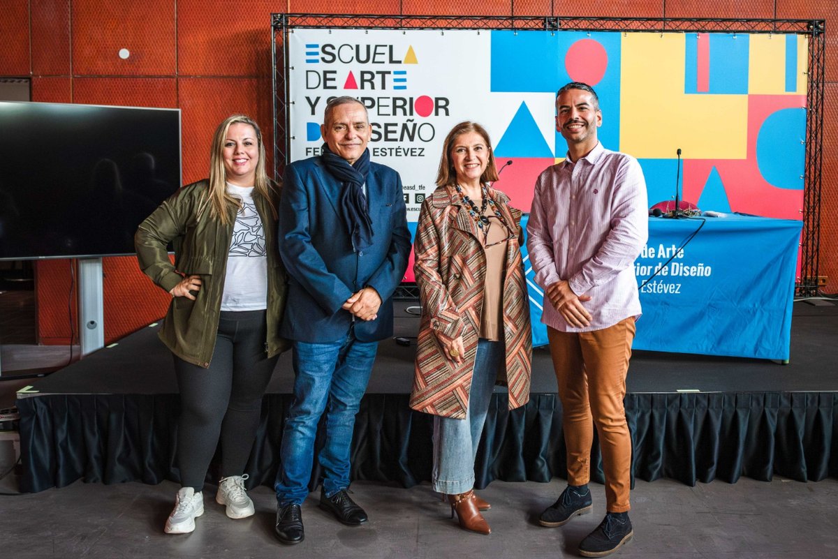 tenerifemoda's tweet photo. 🙌 El consejero de Empleo, Educación y Juventud del @CabildoTenerife, @Efraincan, y el director de Tenerife Moda, Natanael Padrón, se han reunido hoy con la dirección de la Escuela de Arte y Superior de Diseño Fernando Estévez @easd_tfe 

#TenerifeModa #Easd #EscueladeModa https://t.co/HhA5MUPAm0