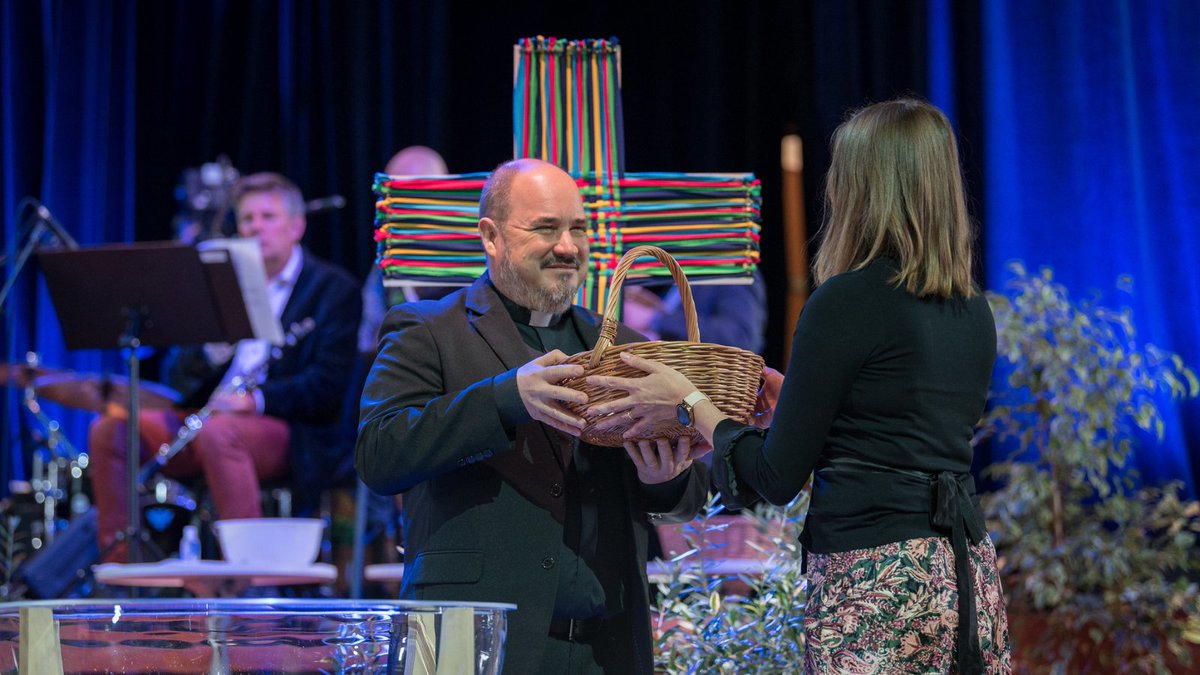 lutheranworld's tweet photo. #ThrowbackThursday: today we remember the welcome we extended to each other and received together at the Thirteenth #LWFAssembly. We reached out across the aisle in prayer, hospitality, gratitude and understanding. https://t.co/jKzL4zybnZ