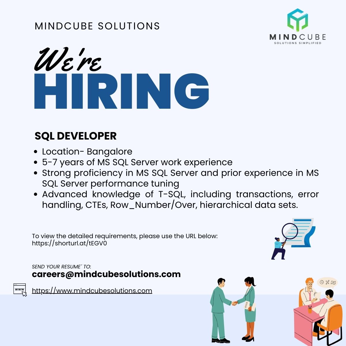 Mindcubesol's tweet photo. We are Hiring! https://t.co/fHb8QiegHK